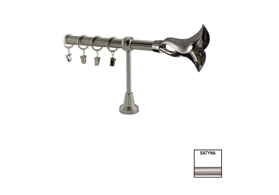 Zdjęcie: Karnisz pojedynczy Valentina fi 19 mm - 480 cm fiore satyna KARWEL