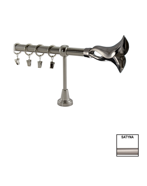 Zdjęcie: Karnisz pojedynczy Valentina fi 19 mm - 480 cm fiore satyna KARWEL