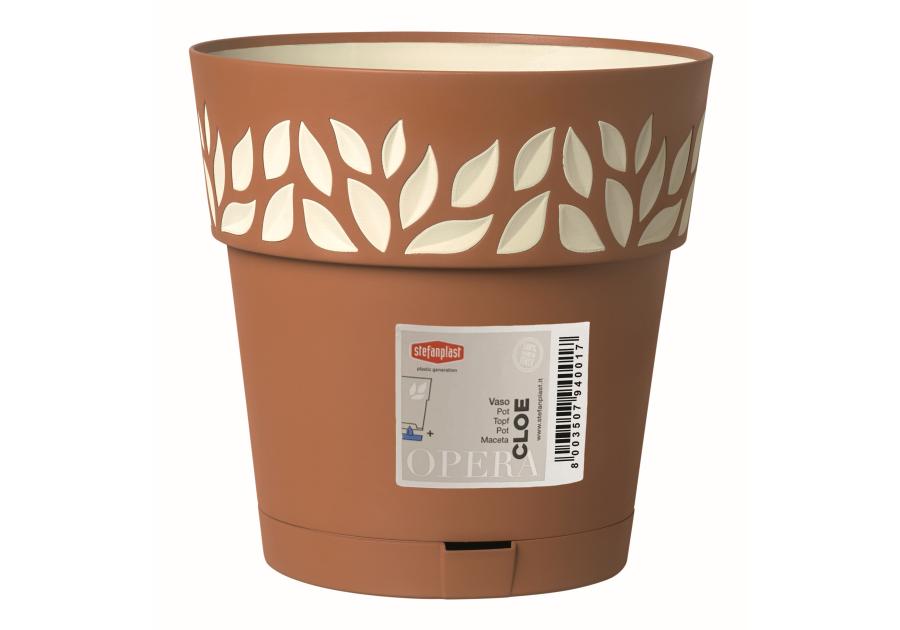 Zdjęcie: Doniczka Cloe 15 z podstawką terakota RIM KOWALCZYK