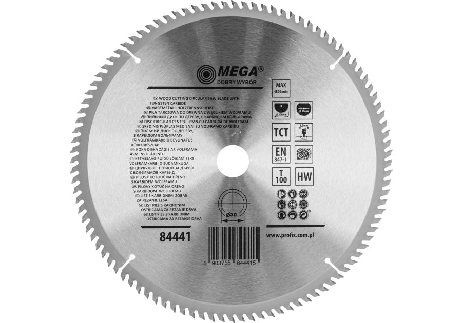 Zdjęcie: Piła tarczowa do drewna 300 100T 30 mm MEGA