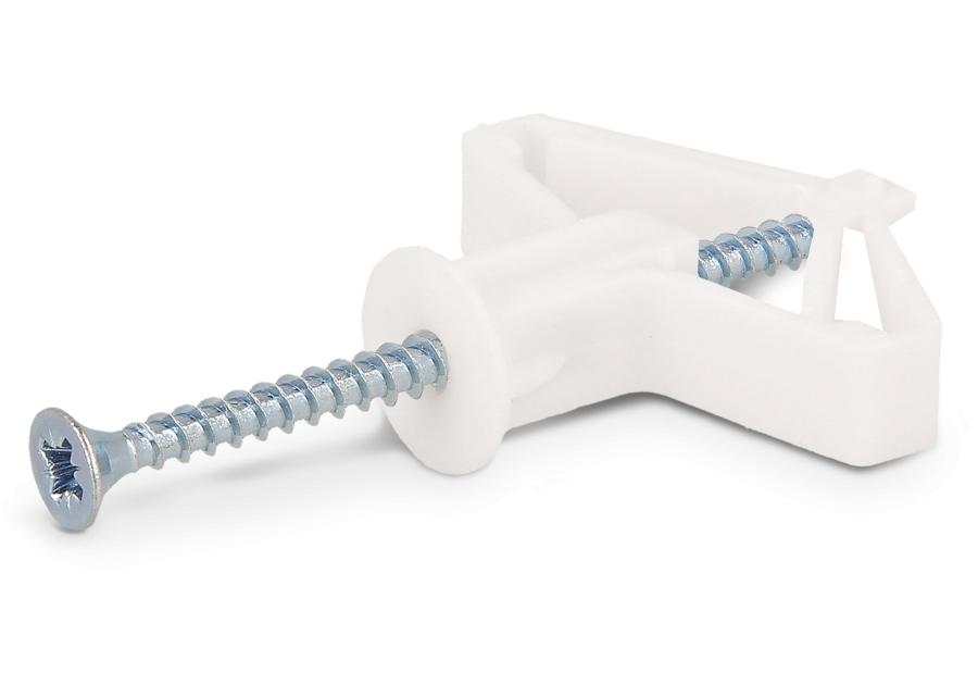 Zdjęcie: Kołek tworzywowy z wkrętem z łbem stożkowym GL 8 mm 100 szt. RAWLPLUG