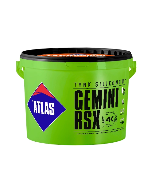 Zdjęcie: Tynk silikonowy Gemini RSX NT15 SAH 25 kg ATLAS