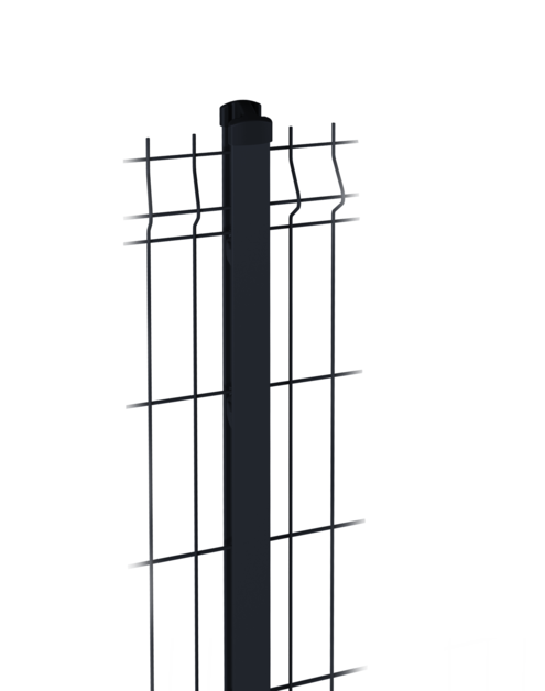 Zdjęcie: Słupek Gamma 60x40 ocynk + ral 7016 długość 2,40 WIŚNIOWSKI