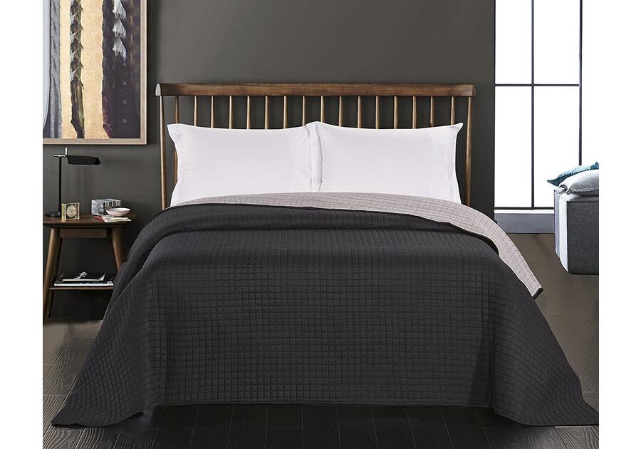 Zdjęcie: Narzuta Paul black+steel170x270 cm DECOKING