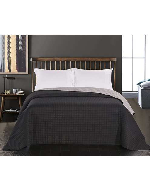 Zdjęcie: Narzuta Paul black+steel170x270 cm DECOKING