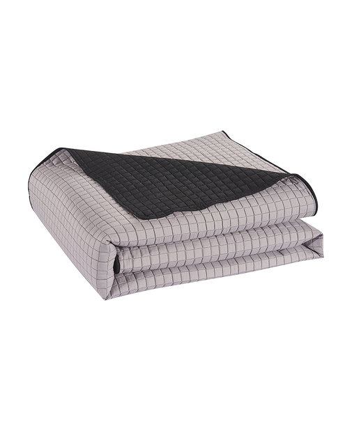 Zdjęcie: Narzuta Paul black+steel170x270 cm DECOKING