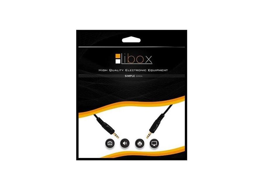 Zdjęcie: Kabel 1m Jack 3,5 wt.- Jack 3,5 wt. LB0061 LIBOX