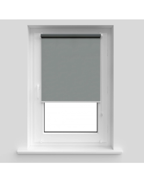 Zdjęcie: Roleta Mini 100% zaciemnienia 76x230 cm stalowy  DECODESIGN