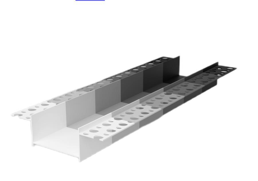 Zdjęcie: Listwa do boniowania PVC bez siatki BP11 H5R L300 biała BELLA PLAST