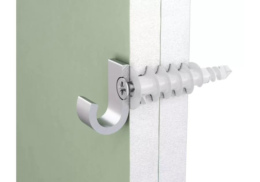 Zdjęcie: Łącznik nylonowy DRA-01-LONG samowiercący 16x46 mm z wkrętem 4,0x40 mm 100 szt. RAWLPLUG