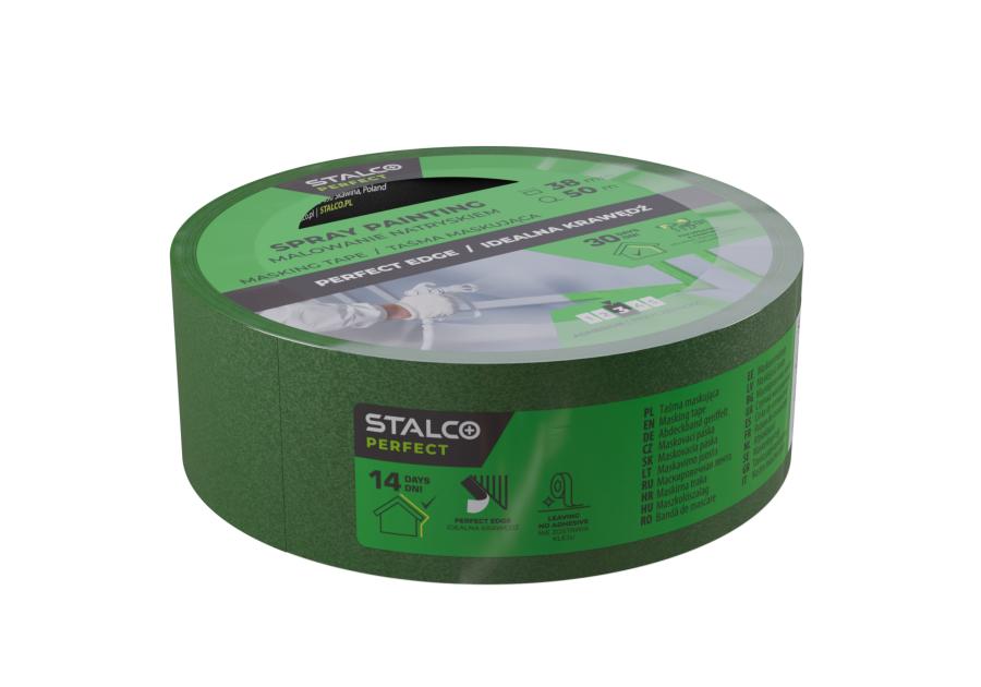 Zdjęcie: Taśma maskująca do malowania natryskiem 38 mm x 50 m PERFECT