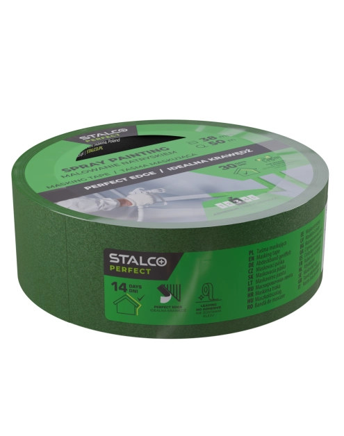 Zdjęcie: Taśma maskująca do malowania natryskiem 38 mm x 50 m PERFECT