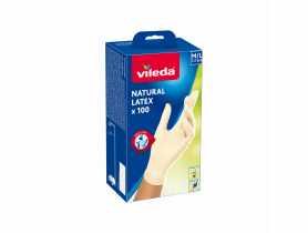 Rękawice lateksowe Vileda Natural Latex M/L 100 sztuk VILEDA