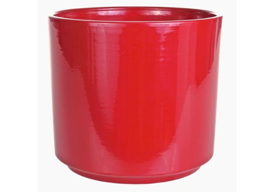 Zdjęcie: Osłonka doniczkowa Cylinder 994 - 12 cm czerwona CERMAX