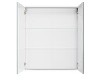Zdjęcie: Szafka lustrzana 80x90x16 cm, 2 drzwi, boki lustrzane, System c szary ASTOR