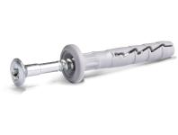Zdjęcie: Kołek wbijany FX-K szybkiego montażu z kołnierzem 6x40 mm z młotkiem  501 szt. KOELNER