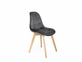 Krzesło tapicerowane Arvika ciemnoszare TS INTERIOR