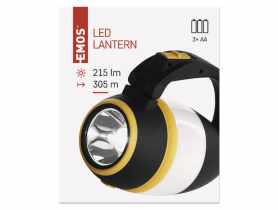 Wielofunkcyjna lampa kempingowa LED, 215 lm, 3xAA EMOS