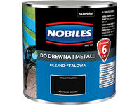 Zdjęcie: Farba ftalowa do drewna i metalu Ftalonal 0,25 L czarny półpołysk NOBILES
