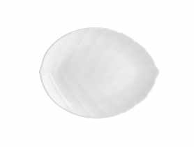 Półmisek Nocture White liść 19x14 cm ALTOMDESIGN