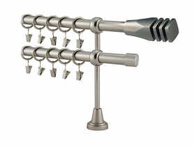 Karnisz podwójny Hefajstos Plus 16 mm - 200 cm versus satyna KARWEL