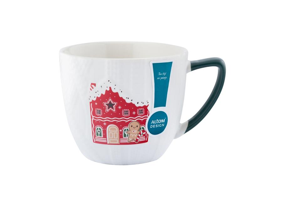 Zdjęcie: Kubek baryłka 540 ml Winter wool dekoracja piernikowy domek B ALTOM DESIGN