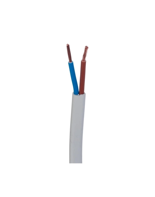 Zdjęcie: Przewód elektryczny OMYp 2x1 mm2 - 300 m biały AKS ZIELONKA