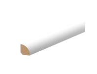 Zdjęcie: Listwa MDF ćwierćwałek 12x12 mm 2,2 m okleina półmat biały RAL 9003 CEZAR
