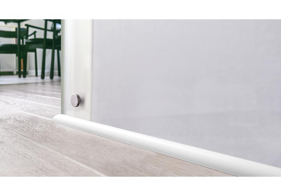 Zdjęcie: Listwa MDF ćwierćwałek 12x12 mm 2,2 m okleina półmat biały RAL 9003 CEZAR