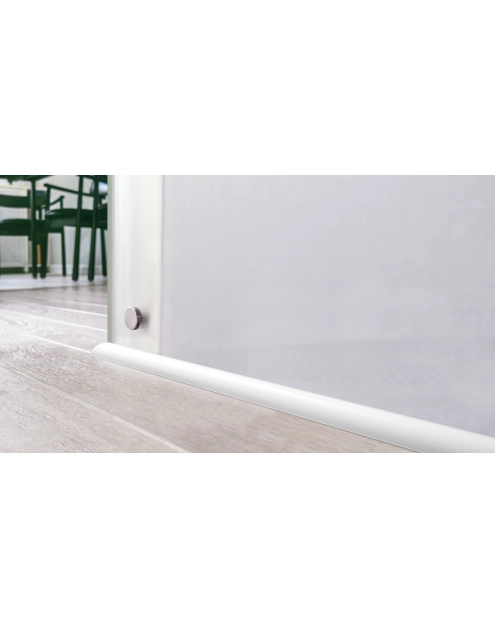 Zdjęcie: Listwa MDF ćwierćwałek 12x12 mm 2,2 m okleina półmat biały RAL 9003 CEZAR