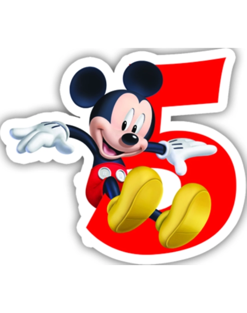 Zdjęcie: Świeczka urodzinowa Playful Mickey 5 DISNEY