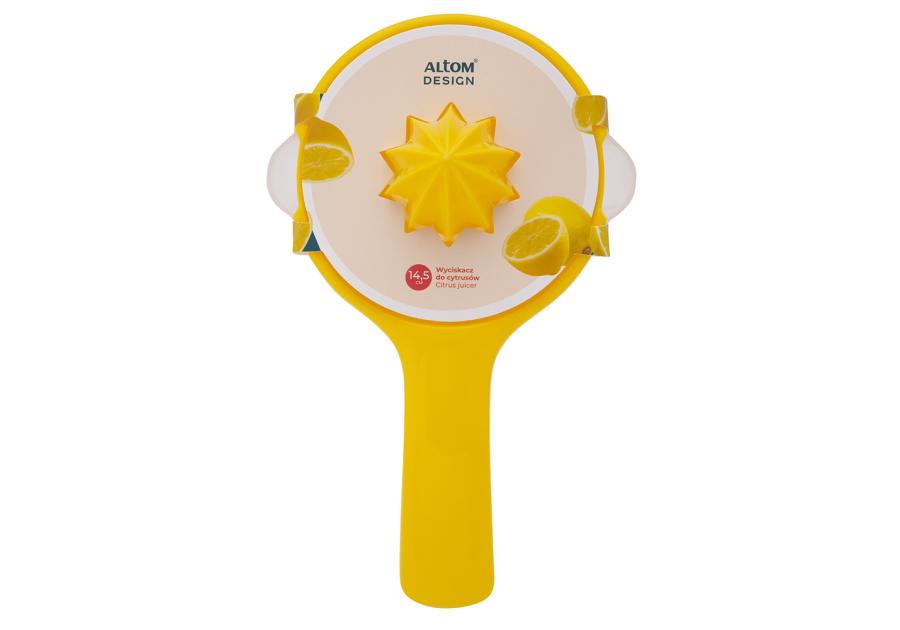 Zdjęcie: Wyciskacz do cytrusów 25x14,5x10 cm żółty ALTOM DESIGN