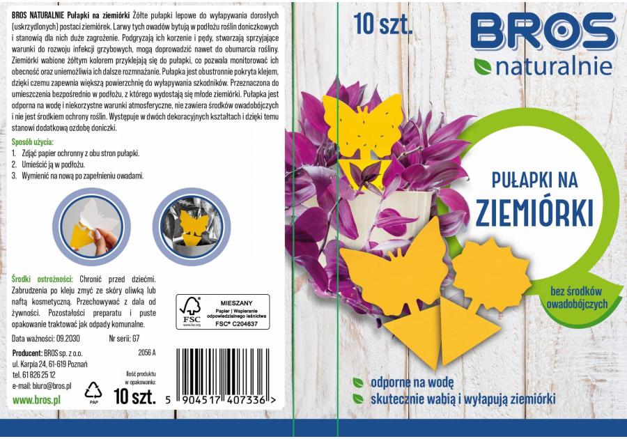 Zdjęcie: Pułapka na ziemiórki 12 szt. BROS NATURALNIE