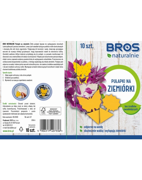 Zdjęcie: Pułapka na ziemiórki 12 szt. BROS NATURALNIE
