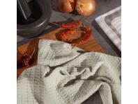 Zdjęcie: Komplet ręczników kuchennych Lucy biało - beżowy 50x70 cm EUROFIRANY