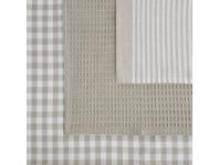 Zdjęcie: Komplet ręczników kuchennych Lucy biało - beżowy 50x70 cm EUROFIRANY