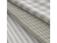 Zdjęcie: Komplet ręczników kuchennych Lucy biało - beżowy 50x70 cm EUROFIRANY