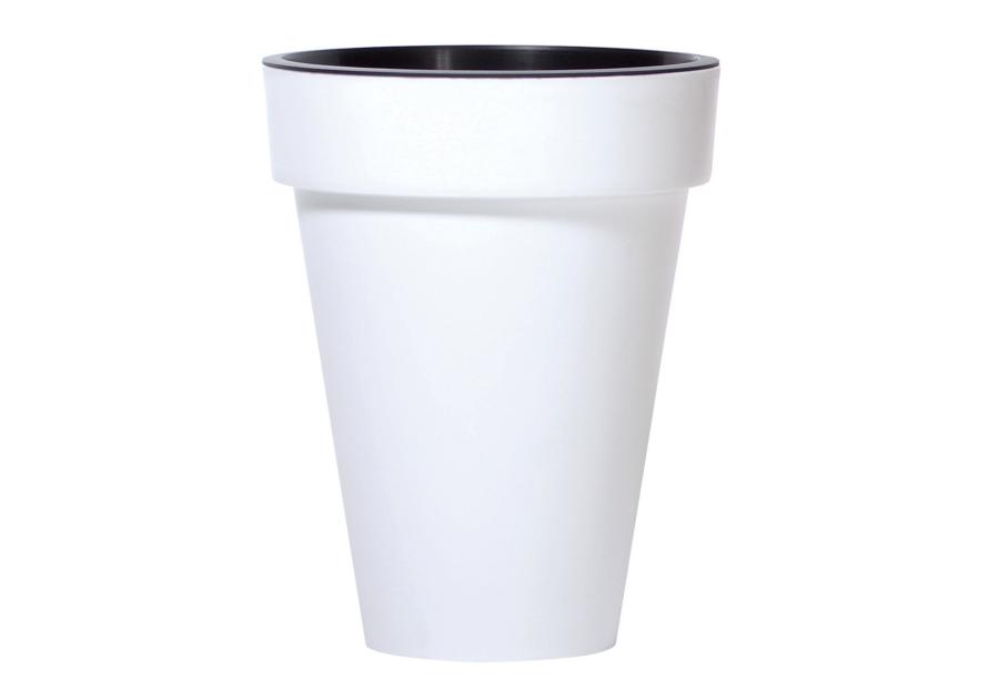 Zdjęcie: Doniczka Cube Slim biała 46 cm PROSPERPLAST