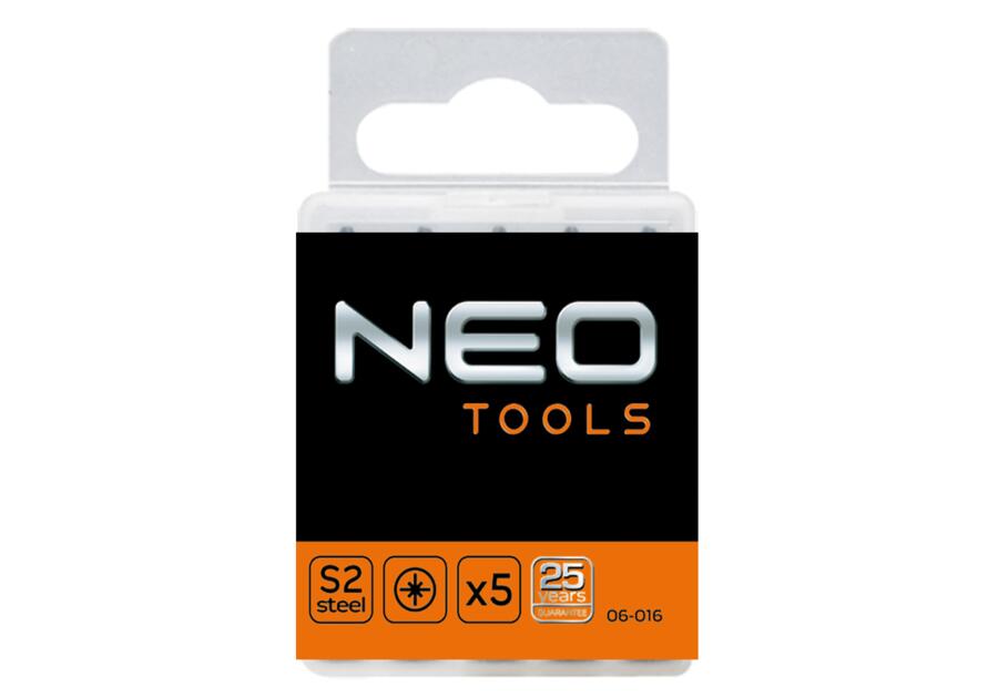 Zdjęcie: Końcówki wkrętakowe PZ2 x 25 mm, 20 sztuk NEO
