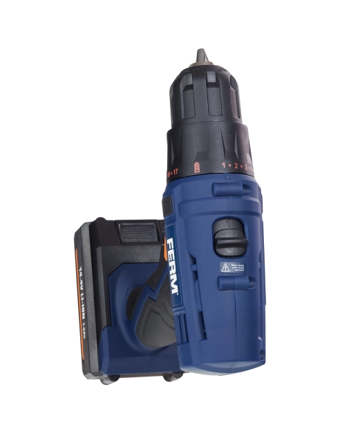 Zdjęcie: Wiertarko-wkrętarka akumulatorowa Li-Ion 14,4V 1,5Ah, FERM,