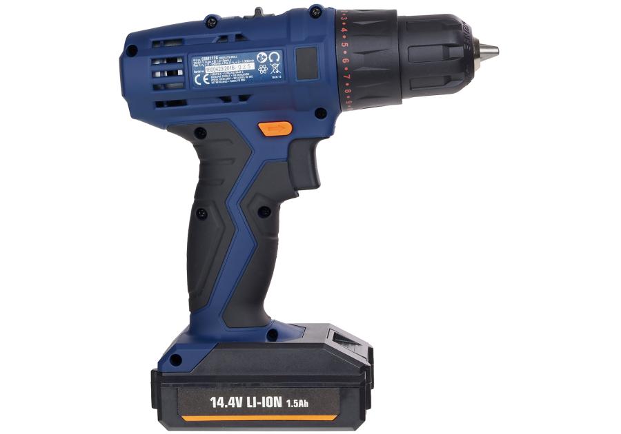 Zdjęcie: Wiertarko-wkrętarka akumulatorowa Li-Ion 14,4V 1,5Ah, FERM,