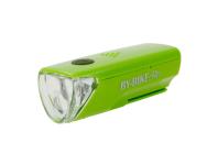 Zdjęcie: Lampka rowerowa przednia MCD zielona BY-BIKE