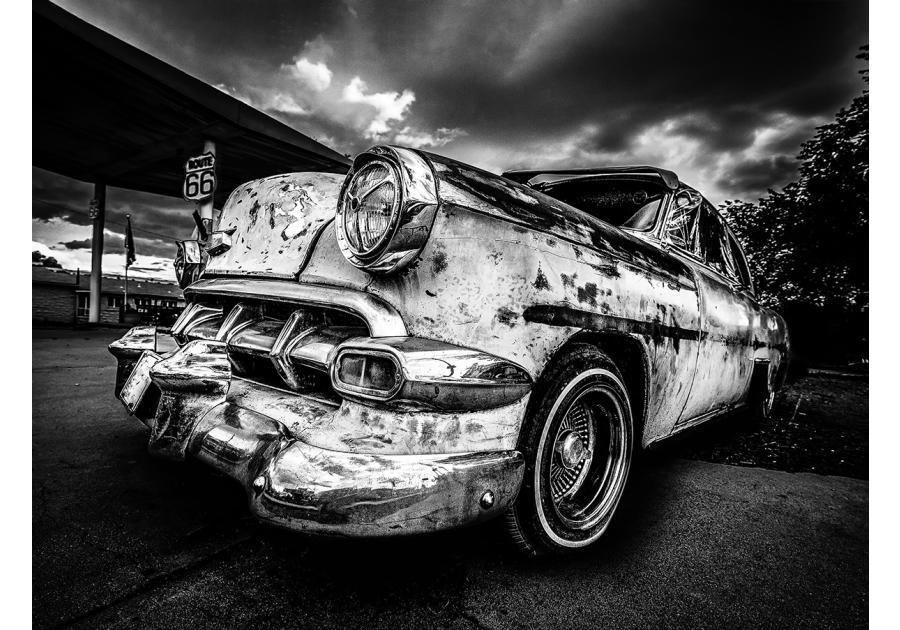 Zdjęcie: Obraz Canvas Silver 85x113 cm ST481 Old Car STYLER