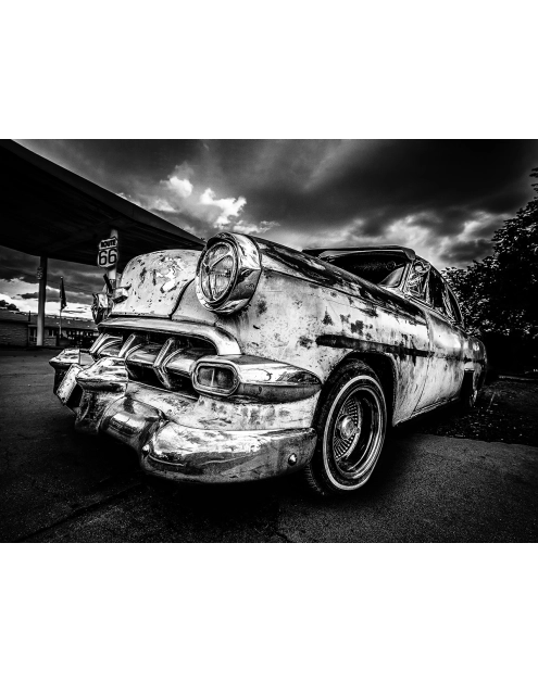 Zdjęcie: Obraz Canvas Silver 85x113 cm ST481 Old Car STYLER