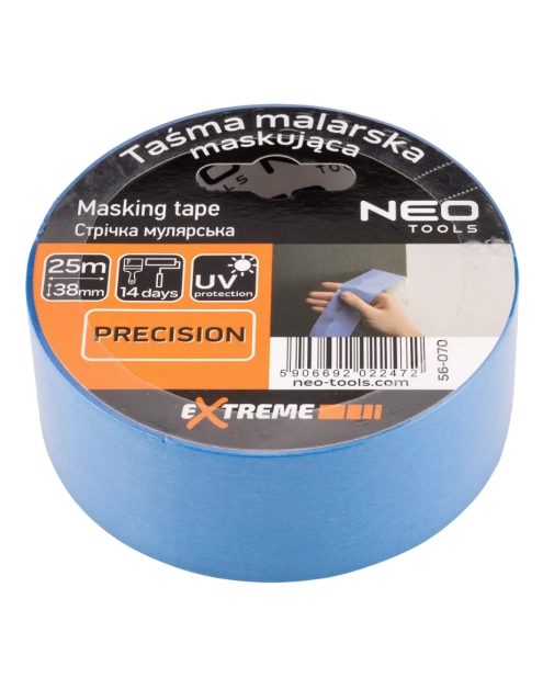 Zdjęcie: Taśma malarska maskująca 38 mm x 25 m niebieska NEO TOOLS
