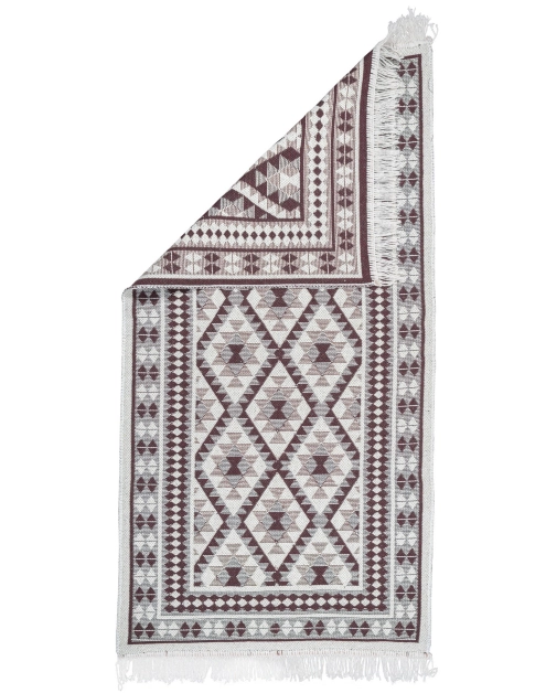 Zdjęcie: Dywan Kilim 70x140 cm ramka brązowa MULTI-DECOR