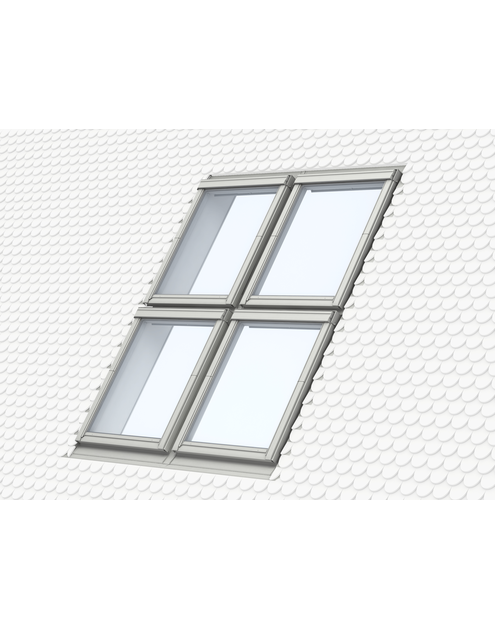 Zdjęcie: Kołnierz kombi EKB 0002E płaski element środkowy, 78x140 cm VELUX