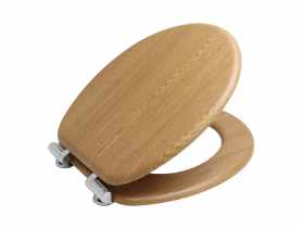 Deska sedesowa wolnoopadająca MDF natural multi BISK