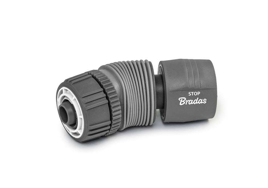 Zdjęcie: Szybkozłącze 1/2" z regulacją kąta Stop White Line Soft BRADAS