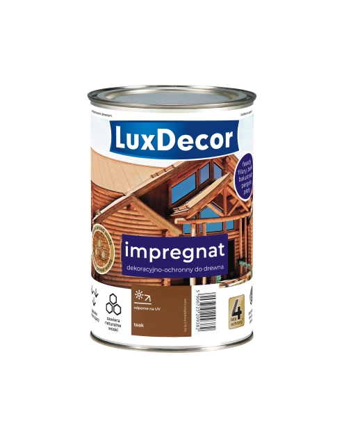 Zdjęcie: Impregnat do drewna 1 L teak LUXDECOR